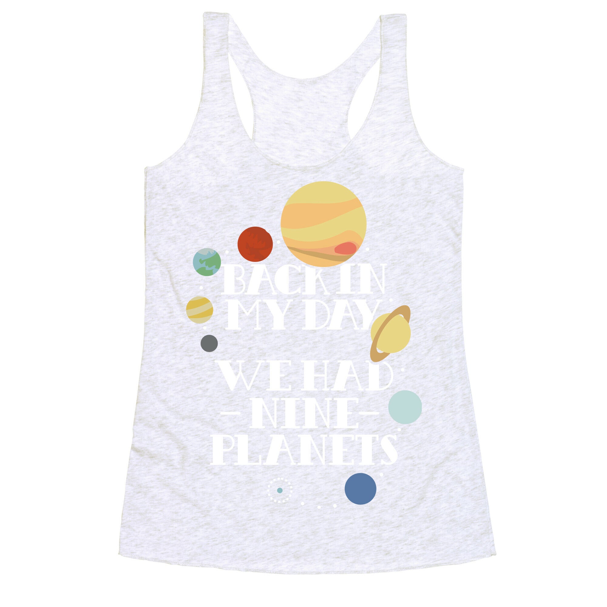 Nine Planets Racerback Tank